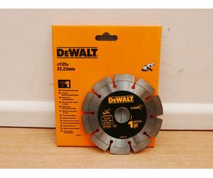 DEWALT DT3741 5" BRICK & CONCRETE DIAMOND CUTTING DISC DCG405 ANGLE GRINDER
