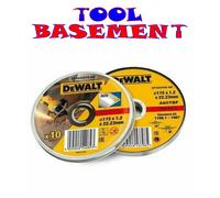 Dewalt 115mm 1.2mm Thin INOX Metal Cutting Disc 22mm Bore Flat Disc x10 Tin