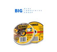 Dewalt 115mm 1.2mm Thin INOX Metal Cutting Disc 22mm Bore Flat Disc x10 Tin