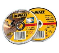 DEWALT DT42335TZ-QZ THIN METAL CUTTING DISC 115MM 10PC TIN