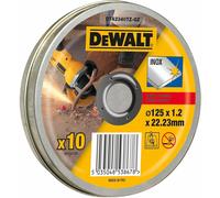 DeWalt DT42340TZ-QZ Standard Abrasive Discs for Grinders 125X1mm 10pcs INOX