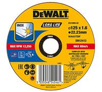 DeWalt DT43906-QZ EXTREME STAINLESS STEEL CUTTING DISC - FLAT - 125mm 1.6mm - 1 Piece