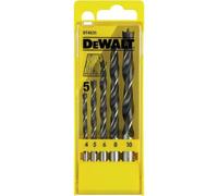 DeWalt DT4535-QZ Brad Point Drill Bit Set of 5 - 4, 5, 6, 8 and 10mm