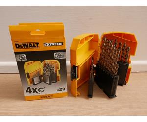 DEWALT DT4957 29PCE EXTREME COBALT HSS E METAL DRILL BIT SET