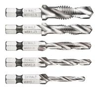 DeWalt DT50060 5 Piece Impact Ready Drill and Tap Set