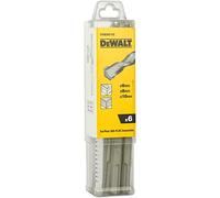 DEWALT DT60302-QZ - Juego de 6 brocas SDS-Plus Ø 6 x2, 8 x2, 10 x2 (160mm)