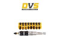 DeWalt DT70518T-QZ Set 10 pezzi con portainserti pivotale