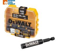 DeWalt DT70522T-QZ EXTREME FLEXTORQ TOUGHCASE Screwdriving Bit Set Inc Bit Ho...