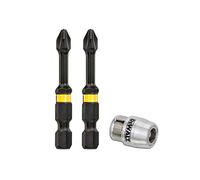 Dewalt DT70536T-QZ Impact Torsion 2 X Ph2 57mm and Magnetic Screwlock Sleeve
