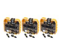 Dewalt Dt70555T-Qz 25mm Ph2 25 Piece Impact Torsion Screwdriver Bits Tic Tac Box - Pack Of 3