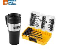 DeWalt 25 Piece Hex Shank Drill and Screwdriver Bit Set / Mug in Tough Case