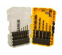 Dewalt DT70727 14 Pc Black Gold HSS Speed Tip Drill Bits Tough Case TStak Caddy