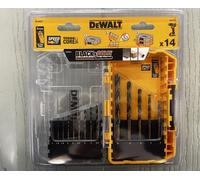 DEWALT DT70727 Black/Gold HSS Drill Bit Set - 14 Piece