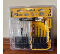DEWALT DT70727 Black & Gold HSS Drill Set, 14 Piece