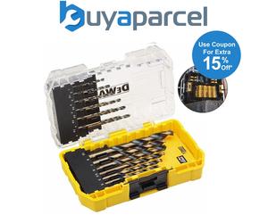 DeWalt DT70728 19 Piece HSS Black Gold Drill Bits Metal Wood Plastic TStak Caddy