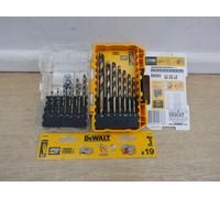 DeWALT DT70728 19PCE BLACK & GOLD HSS G 1-10MM METAL DRILL BIT SET + TSTAK CASE