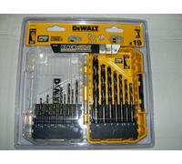 Dewalt HSS Black Gold Metal 19 Piece Drill Bits Set - Black/Yellow