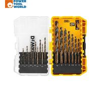 DeWalt DT70728-QZ Black & Gold Metal TOUGHCASE Drilling Set x19 Pcs