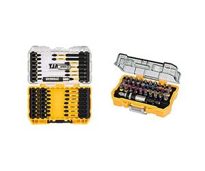 DEWALT DT70731T Screw Driving Set & DT7969-QZ, 32 Piece XR Professional Magnetic Screwdriver Bit Accessory Set, Yellow