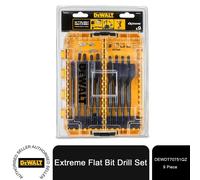 DeWALT DT70751 Extreme Flat Drill Bit Set of High Carbon Steel w/ Case, 9 Piece