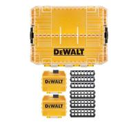 Dewalt Dt70803 Medium Tough Case Organiser + 2X Pozi Bit Small Storage Cases