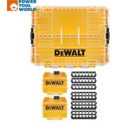 DeWalt DT70803-QZ Medium TOUGHCASE Organiser Inc 2x Small Bulk Storage Cases ...