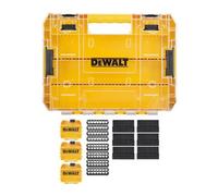 Dewalt Dt70804 Large Tough Case Organiser + 3X Pozi Bit Small Storage Cases