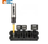 DeWalt 4 Piece Stubby Nut Driver and Torsion Bit Holder Bar Set