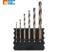 DeWalt DT70828-QZ TOUGHCASE Black & Gold Round Shank Mix Bar Set x6 Pcs