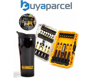 DeWalt DT70903 32PC FlexTorq Hex Screwdriver Impact Drill Bit Set + Thermal Mug