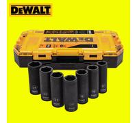 DEWALT McLaren 1/2in Drive Deep Impact Socket Set, 7-Piece, Metric 17-24mm
