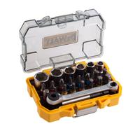Dewalt DT71516 24 Piece Socket Ratchet Wrench Screwdriver Bit Set PZ2 PH2 TORX