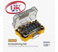 Dewalt DT71516-QZ 24 Pieces Socket & Screwdriving Bit Set In Case