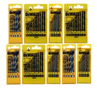 Dewalt DT71582 69 Piece Combination Drill Bits Set Masonry Wood Metal Straight