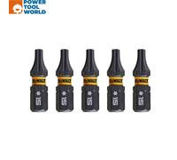 DeWalt DT7380T-QZ T15x25mm Screwdriver Bit Set x5 Pcs