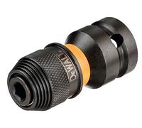 DEWALT DT7508 IMPACT WRENCH TO DRIVER ATTACHMENT 1/2"SQUARE TO 1/4" HEX ADAPTOR