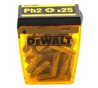 DEWALT DT7909 25mm Ph2 X 25 Screwdriver Bits (5)