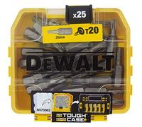 Dewalt DT7961-QZ 25 x T20 25mm Torx Screwdriver Bits Flex Tough Box (25 bits)