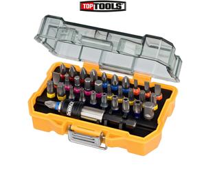DeWalt DT7969TS-QZ 32 Piece Screwdriver Bit Set In Case With Magnetic Bit Holder