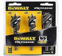 DeWalt 3 Piece 3 Flute Spade Bit Set
