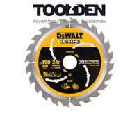 DeWALT DT99562 190mm X 30mm 24T TCT cordless circular saw blade DCS575 DCS578