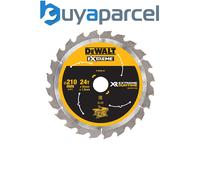 Dewalt DT99565-QZ DT99565-QZ-Hojas para Sierra Circular Estacionaria XR Extreme RUNTIME 210mm x 30mm 24D, Black/Yellow
