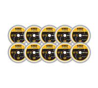 DeWalt DT99567-QZ XR Extreme Runtime Circular Saw Blade 210 x 30mm 60T (10 Pack)