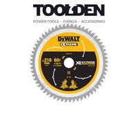 Dewalt DT99570 XR FlexVolt Circular Saw Blade 216mm x 60 Tooth DCS777 Mitre Saw