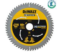 Dewalt DT99570 XR FlexVolt Circular Saw Blade 216mm x 60 Tooth DCS777 Mitre Saw