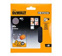 DeWalt DTM3103-QZ Extreme Universal ROS Sanding Discs 80G - 125mm Diameter (5 Pack)