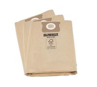 DeWALT | Dust Bag | Pack of 3 for DXV23PTA Wet/Dry Vacuum | DXVA19-4201 | Easy-to-attach replacement dust bags help minimise cleaning interruptions during vacuum use.