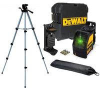 Dewalt Dw088Cg Green Cross Line Laser Level Self Levelling + Bracket + Tripod