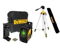 Dewalt Dw088Cg Green Cross Line Laser Level Self Levelling + Bracket Tripod +Bag