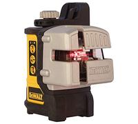 DEWALT DW089K 3-Way Self Levelling Multi Line Red Beam Laser (Red Black and Yellow)